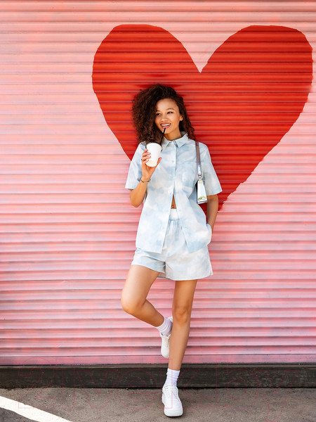 Изображение товара Рубашка Mark Formelle 112682 (р.170-84-90, голубая варка на белом)