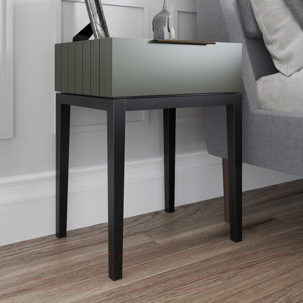 Изображение товара Прикроватная тумба Алери Ричмонд (грей/черно-серый)