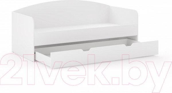 Изображение товара Односпальная кровать Сонум Martin 90x200 (белый)