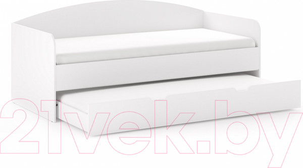 Изображение товара Односпальная кровать Сонум Martin 90x200 (белый)