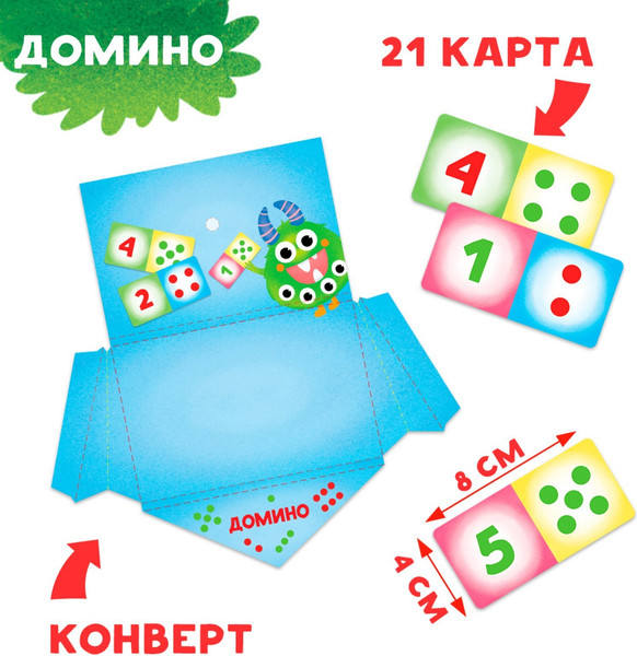 Изображение товара Развивающая игра Лас Играс Математика на пальцах / 5354100