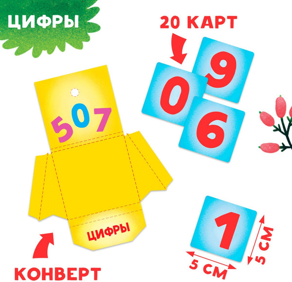 Изображение товара Развивающая игра Лас Играс Математика на пальцах / 5354100