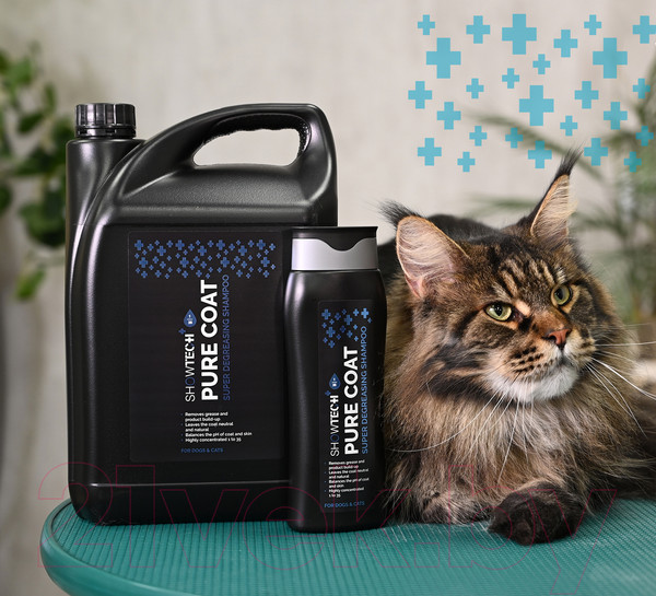 Изображение товара Шампунь для животных Show Tech Pure Coat для обезжиривания / 41STP025 (5л)