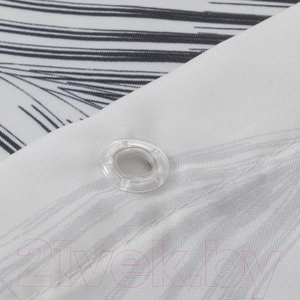 Изображение товара Шторка-занавеска для ванны Sealskin TXT Birds 800141 (180x200, черный/белый)