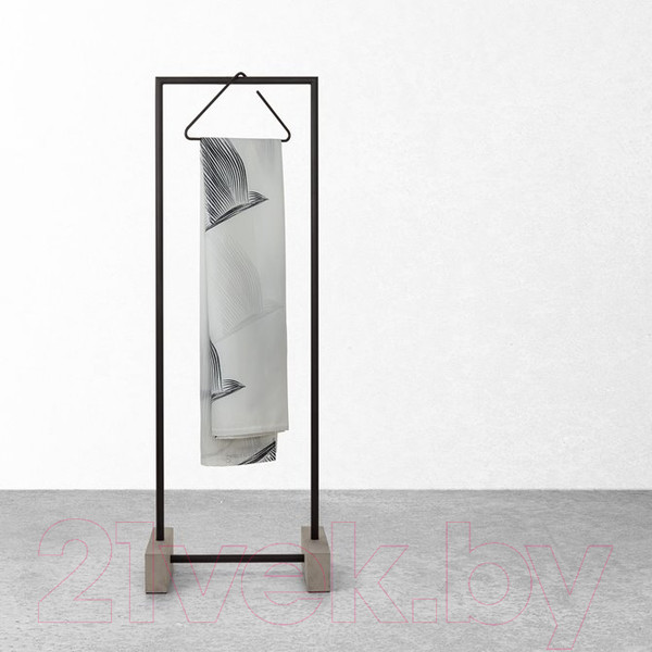 Изображение товара Шторка-занавеска для ванны Sealskin TXT Birds 800141 (180x200, черный/белый)