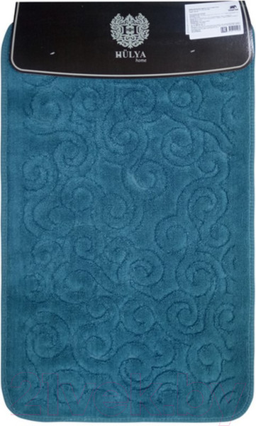 Изображение товара Коврик для ванной Volume Hulya Home Afina 50x80 WOF-008 (бирюзовый)