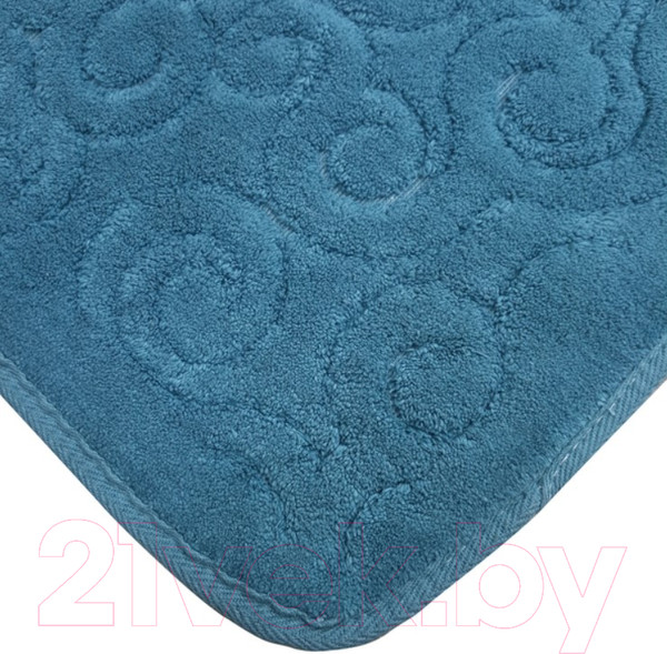 Изображение товара Коврик для ванной Volume Hulya Home Afina 50x80 WOF-008 (бирюзовый)