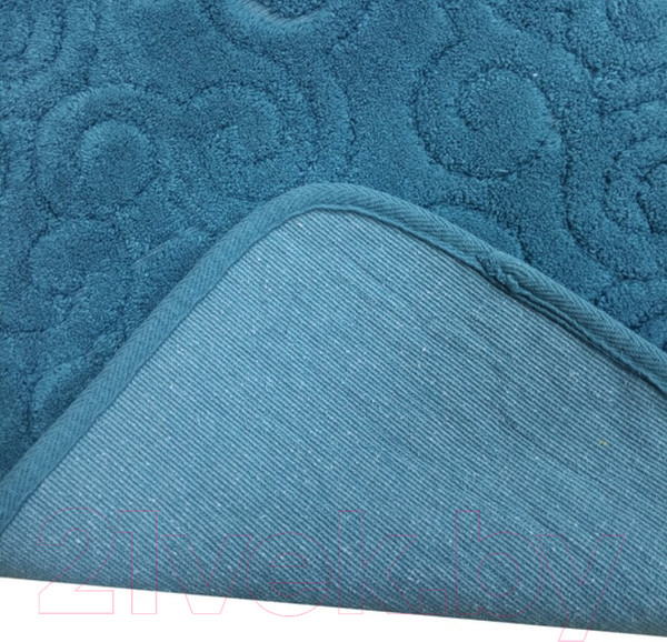 Изображение товара Коврик для ванной Volume Hulya Home Afina 50x80 WOF-008 (бирюзовый)