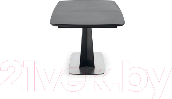 Изображение товара Обеденный стол Halmar Fangor 160-220x90x76 (темно-серый/черный)