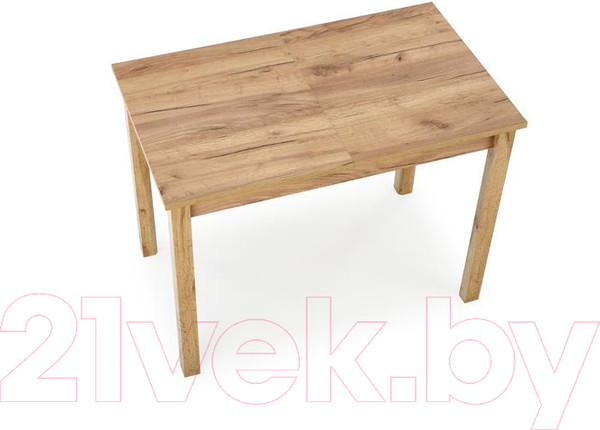 Изображение товара Обеденный стол Halmar Gino 100-135x60x75 (дуб крафт/дуб крафт)