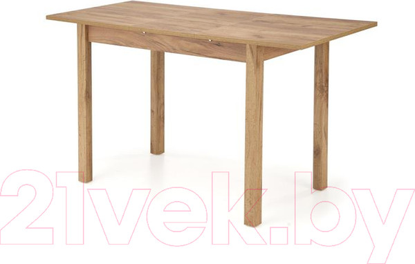 Изображение товара Обеденный стол Halmar Gino 100-135x60x75 (дуб крафт/дуб крафт)