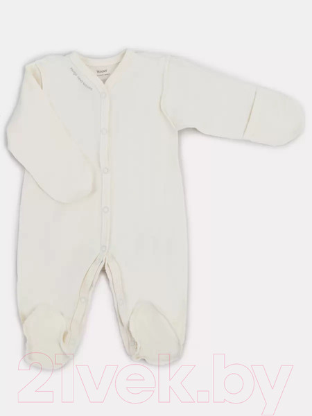 Изображение товара Набор комбинезонов для малышей Rant Hugs And Kisses / 11-74 (2шт, Arctic Grey, р.74)