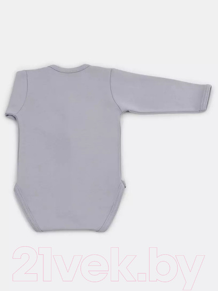 Изображение товара Набор комбинезонов для малышей Rant Hugs And Kisses / 11-74 (2шт, Arctic Grey, р.74)