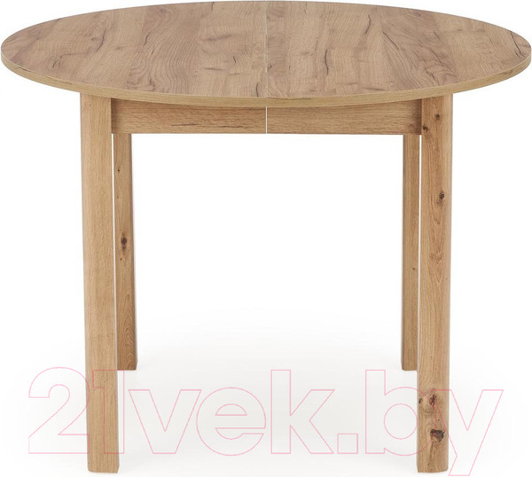 Изображение товара Обеденный стол Halmar Ringo 102-142x102x76 (дуб крафт/дуб крафт)