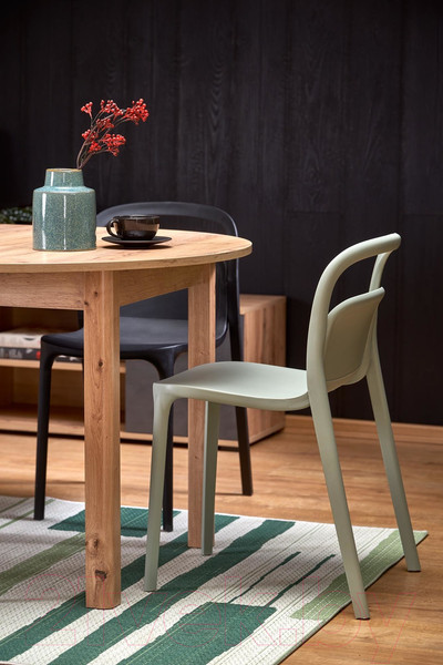 Изображение товара Обеденный стол Halmar Ringo 102-142x102x76 (дуб крафт/дуб крафт)