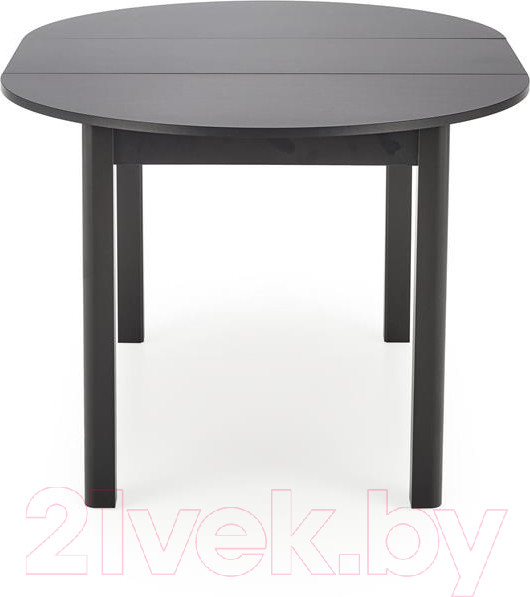 Изображение товара Обеденный стол Halmar Ringo 102-142x102x76 (черный/черный)