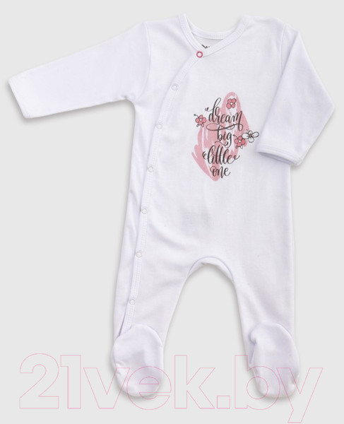 Изображение товара Набор комбинезонов для малышей Rant Big Dream (2шт, Cloud Pink, р.74)