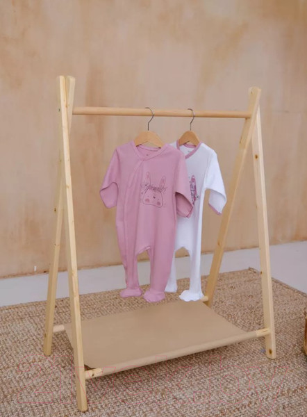 Изображение товара Набор комбинезонов для малышей Rant Big Dream (2шт, Cloud Pink, р.74)