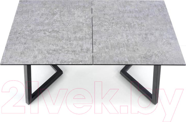 Изображение товара Обеденный стол Halmar Tiziano 160-210x90x76 (светло-серый/темно-серый)