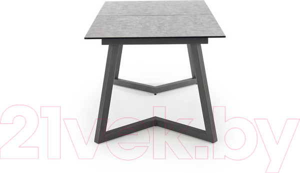 Изображение товара Обеденный стол Halmar Tiziano 160-210x90x76 (светло-серый/темно-серый)