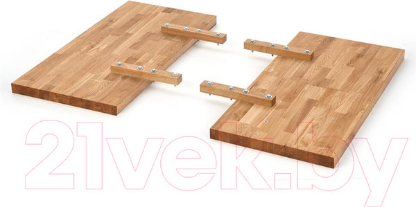 Изображение товара Обеденный стол Halmar Venom 135-185x85x74 (дуб вотан/черный)