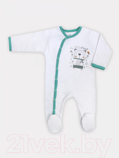 Изображение товара Набор комбинезонов для малышей Rant Boo (2шт, Ocean Green, р.74)