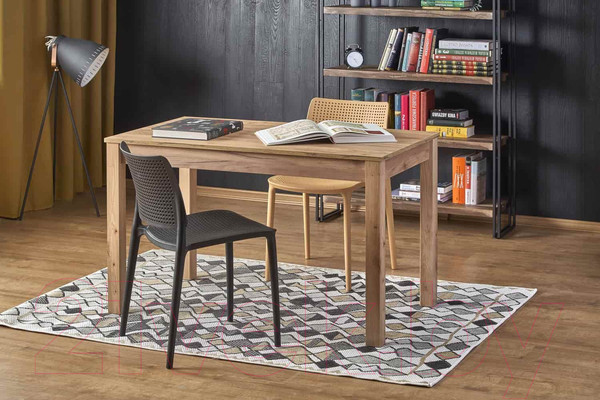 Изображение товара Обеденный стол Halmar Ksawery 120x68x76 (дуб крафт)