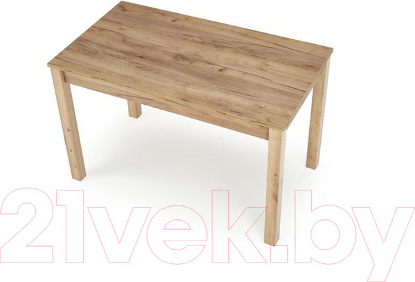 Изображение товара Обеденный стол Halmar Ksawery 120x68x76 (дуб крафт)