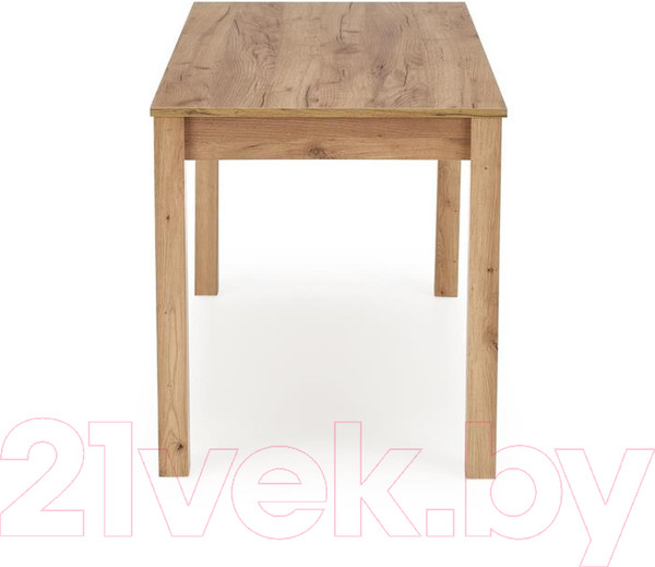Изображение товара Обеденный стол Halmar Ksawery 120x68x76 (дуб крафт)