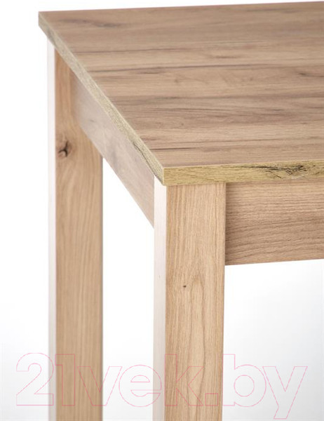 Изображение товара Обеденный стол Halmar Ksawery 120x68x76 (дуб крафт)