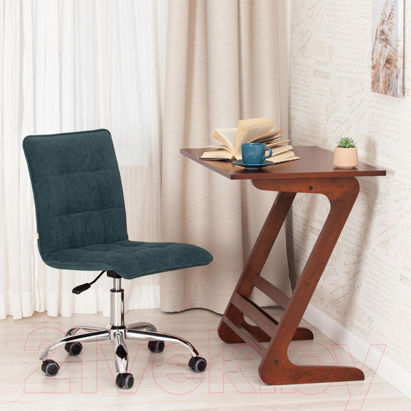 Изображение товара Кресло офисное Tetchair Zero велюр Clermon (малахит)