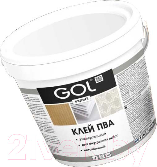 Изображение товара Клей GOL Expert ПВА универсальный строительный (3кг)