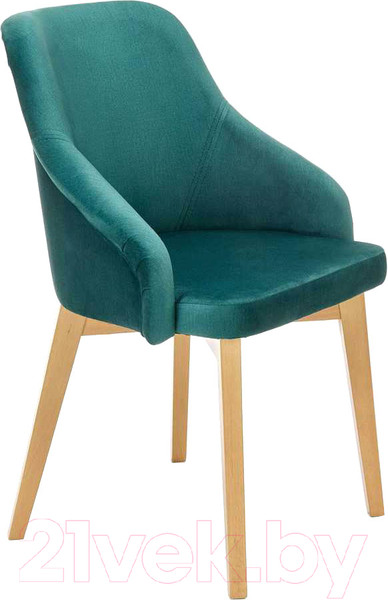 Изображение товара Стул Halmar Toledo 2 (дуб медовый/Monolith 37 темно-зеленый)