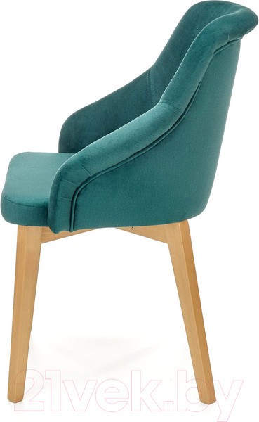 Изображение товара Стул Halmar Toledo 2 (дуб медовый/Monolith 37 темно-зеленый)