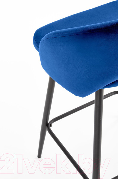 Изображение товара Стул барный Halmar Vermont H96 (темно-синий/черный)
