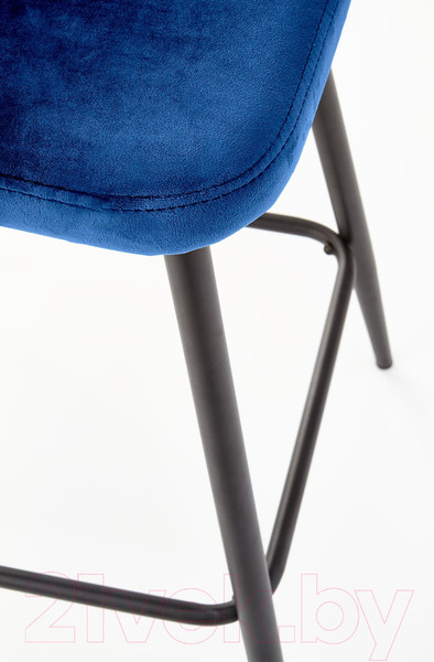 Изображение товара Стул барный Halmar Vermont H96 (темно-синий/черный)