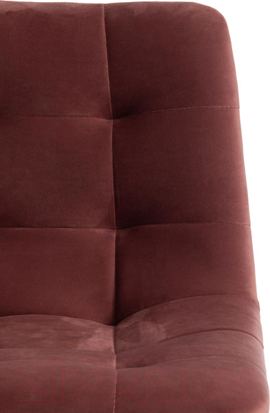 Изображение товара Стул барный Tetchair Chilly 53x44x94 ткань/металл (коралловый Barkhat 15/черный)