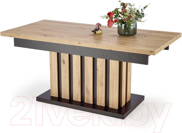 Изображение товара Журнальный столик Halmar Baretti (дуб артизан/черный)