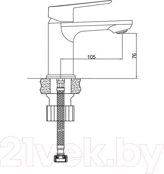 Изображение товара Смеситель Gross Aqua Dyno 6248285C