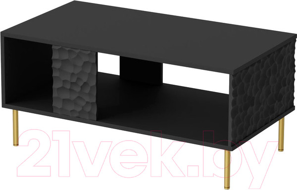 Изображение товара Журнальный столик Halmar Bullet LAW-1 (черный/золото)