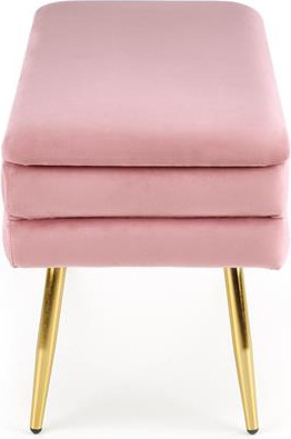 Изображение товара Банкетка Halmar Velva (розовый/золото)