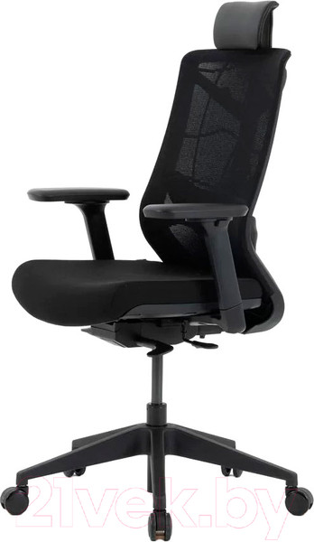 Изображение товара Кресло офисное Chair Meister Nature II 3D с подлокотниками слайдер (черный/черный)