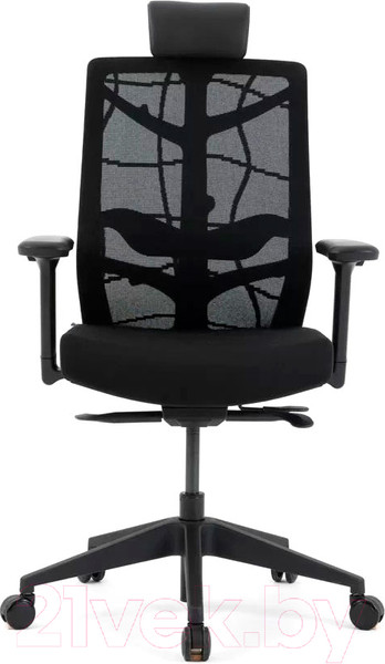 Изображение товара Кресло офисное Chair Meister Nature II 3D с подлокотниками слайдер (черный/черный)