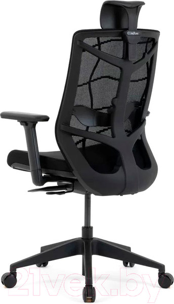 Изображение товара Кресло офисное Chair Meister Nature II 3D с подлокотниками слайдер (черный/черный)