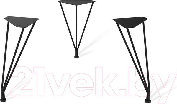 Изображение товара Ножка для стола Sheffilton SHT-TU29/H36 (черный муар металл)