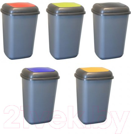 Изображение товара Крышка для мусорного контейнера Merida Quatro KJZ914 (графитовый/зеленый)