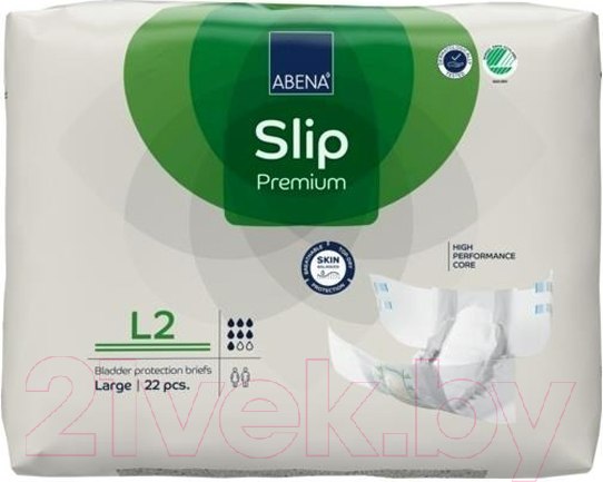 Изображение товара Подгузники для взрослых Abena Slip L2 Premium (22шт)
