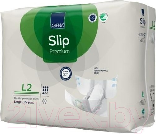 Изображение товара Подгузники для взрослых Abena Slip L2 Premium (22шт)