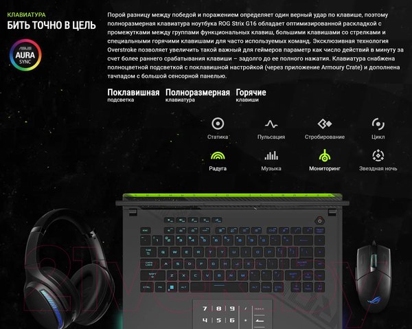 Изображение товара Игровой ноутбук Asus ROG Strix G16 G614JU-N3551