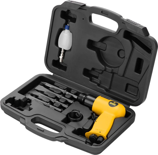 Изображение товара Пневмомолоток Denzel НР4500 + набор насадок / 57468